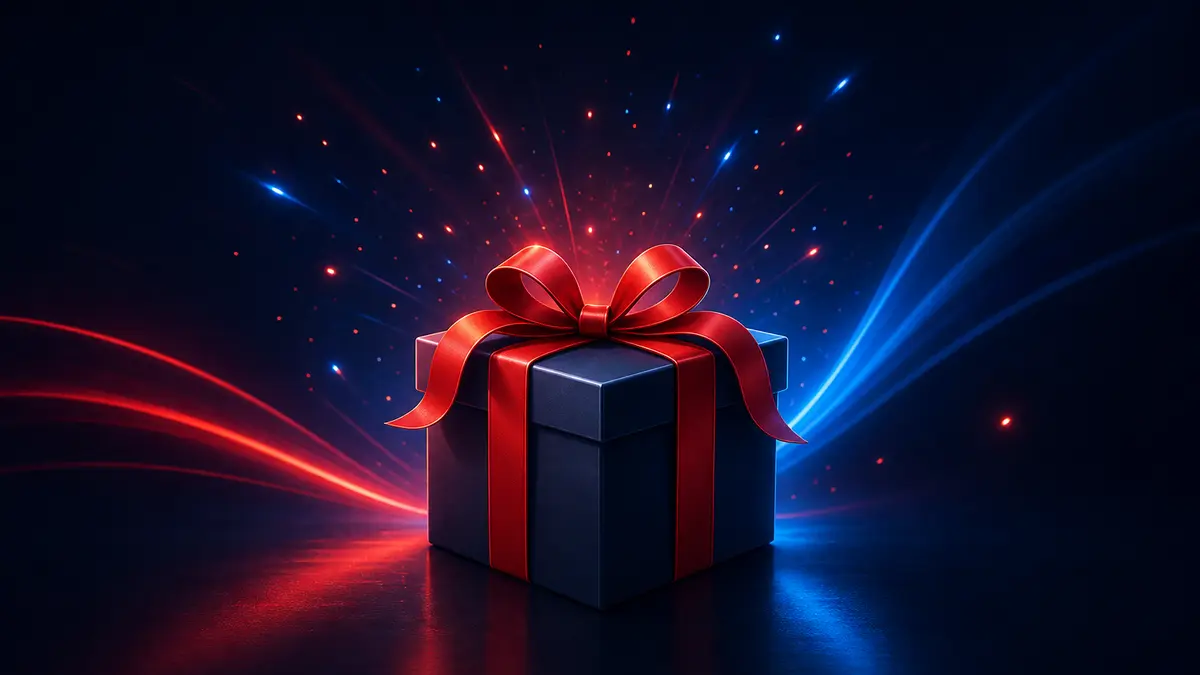 Pacco regalo stilizzato per bonus C-Play Live