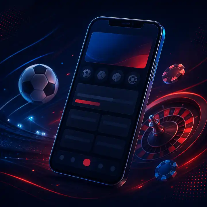 Tile app mobile per scommesse e casino